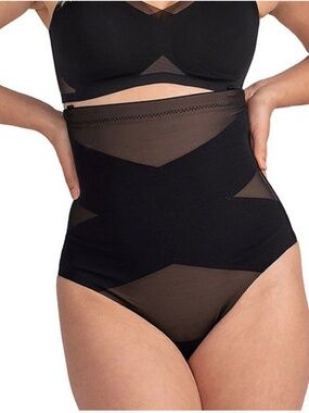 Honeylove Superpower Thong Black Size 2x (F)